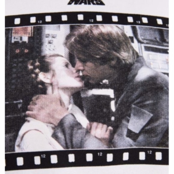 NEW Zara Star Wars Leia Han Solo Mock Neck Sweatshirt Small - Picture 3 of 17